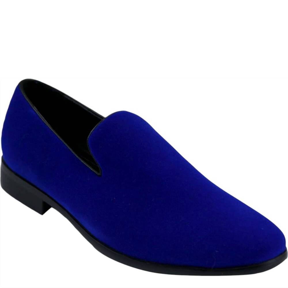 NEW ST. PATRICK men's sparko 03 slip-ons in royal blue